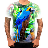 Camiseta Personalizada Ave Pássaros Loro Papagaio Arara 11