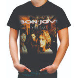 Camiseta Personalizada Bon Jovi Banda Rock