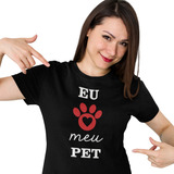 Camiseta Personalizada Eu Amo Meu Pet