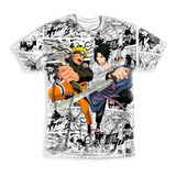 Camiseta Personalizada Infantil Sasuke E Naruto