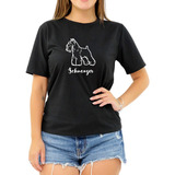 Camiseta Pet Schnauzer Cão Cachorro Presente