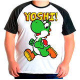 Camiseta Plus Raglan Nintendo Super Mario