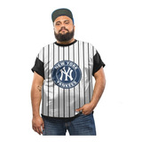Camiseta Plus Size Baseball Liga Americana Esporte Beisebol
