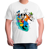 Camiseta Plus Size Bco Mickey
