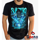 Camiseta Plus Size Mortal Kombat Sub-zero