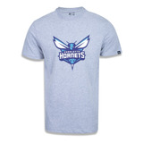 Camiseta Plus Size New Era Nba Logo Charlotte Hornets 