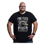 Camiseta Plus Size Pink Floyd Banda Rock - Camisa Algodão