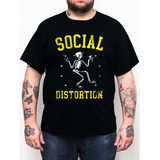 Camiseta Plus Size Social Distortion -