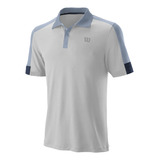 Camiseta Polo Masculina Wilson Performance Tour Cor Branco