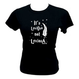 Camiseta Preta - It's Leviosa - Hermione - Harry Potter