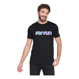 Camiseta Preta Banda Rock Forfun Brasileira Turne Nós M04