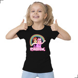 Camiseta Princesas Rosa Game Roblox Jogo Online Infantil