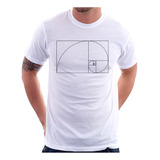 Camiseta Proporção Áurea Fibonacci