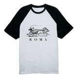 Camiseta Raglan Biga Romana Roma Antiga