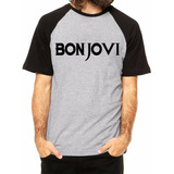 Camiseta Raglan Bon Jovi