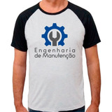 Camiseta Raglan Engenharia De Manutenção Curso Graduação
