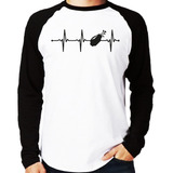 Camiseta Raglan Golfe Bola De Golf Batimentos Manga Longa
