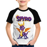 Camiseta Raglan Infantil Spyro