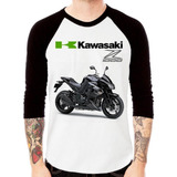 Camiseta Raglan Moto Kawasaki Z 1000
