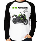 Camiseta Raglan Moto Kawasaki Z 1000