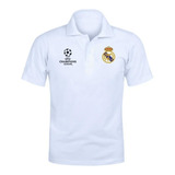 Camiseta Real Madri Gola Polo Camisa Torcedor
