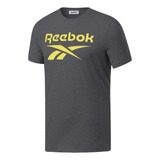 Camiseta Reebok Big Logo Masculina Cinza