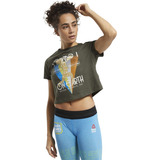  Camiseta Reebok Crossfit Fittest On Earth, Verde Choupo, Xs