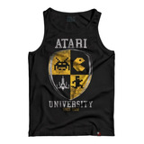 Camiseta Regata Camisa Geek Jogos Atari Video Game Retrô