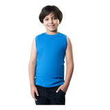 Camiseta Regata Infantil Juvenil 100% Algodão