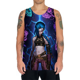 Camiseta Regata Jinx League Of Legends