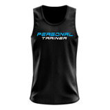 Camiseta Regata Personal Trainer Dry Tecido Leve E Corforto