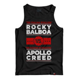 Camiseta Regata Rocky Balboa Vs Apollo