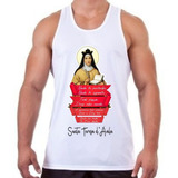 Camiseta Regata Santa Teresa D'ávila Nada Te Perturbe