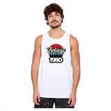 Camiseta Regata Vintage Being Awesome 1980