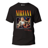 Camiseta Rock Band Nirvana Unplugged New York