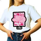 Camiseta Rosa Chapéu Cantora Mia Rbd