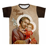 Camiseta São José E Menino Jesus