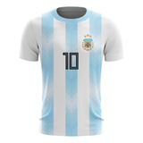 Camiseta Seleção Argentina Tri Campeã Mundial