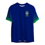 Camiseta Seleção Brasileira Uniforme Brasil Personalizada