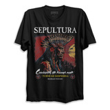 Camiseta Sepultura Tour 2024 Despedida Brasil Rock Bomber