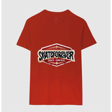 Camiseta Skate Forever Street Wear Vermelha