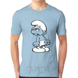 Camiseta Smurf Camisa Desenho Anos 90