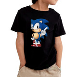 Camiseta Sonic Camisa Jogo Mega Drive