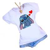 Camiseta Stitch Lilo Personagem Modelos