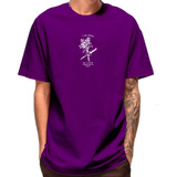 Camiseta Streetwear Trace Roses 100% Algodãofio30.1