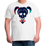 Camiseta Tamanho Especial Arlequina Esquadrão Suicida