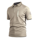 Camiseta Tática Militar Masculina De Manga Curta