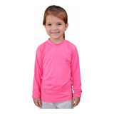 Camiseta Térmica Infantil Lycra Uv50+ Proteção Uva E Uvb