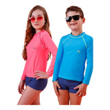 Camiseta Térmica Proteção Solar Uv 50+ Bebê Surfista