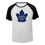 Camiseta Toronto Maple Leafs Camisa Blusa Raglan